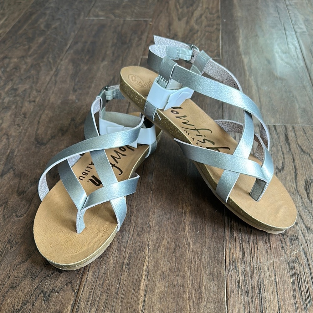 🩶 Blowfish Malibu Granola Women’s Sandals – Size 6.5 – New in Box